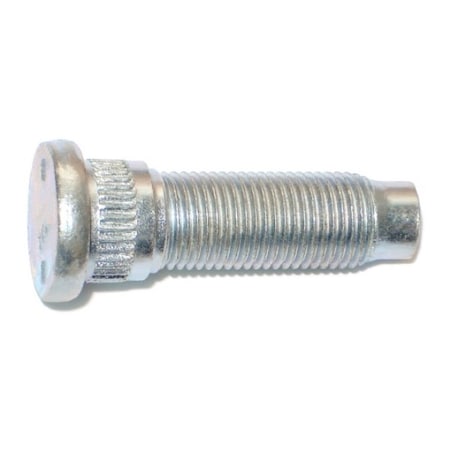 Midwest Fastener 1/2"-20 x 1-3/4" Zinc Plated Steel Fine Thread Automotive Wheel Studs 6PK 75421
